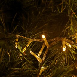 Rackhams 1000 LED 25m Premier TreeBrights Indoor Outdoor Christmas Multi Function Mains String Lights with Timer & Clear Cable in Gold - thumbnail 4
