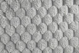 Rackhams Lush Faux Rabbit Fur Throw - Silver - 127x152cm - thumbnail 5