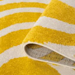 Rackhams Joli Striped Yellow & White Rug - 200X290 cm - thumbnail 4
