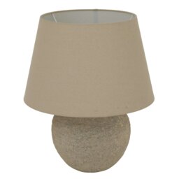 Rackhams Tuscan Table Lamp (UK Plug) - Grey - One Size - Grey - 100% Mixed - thumbnail 2