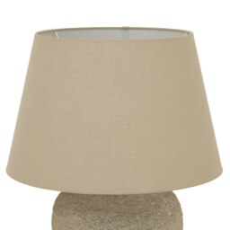 Rackhams Tuscan Table Lamp (UK Plug) - Grey - One Size - Grey - 100% Mixed - thumbnail 3