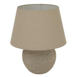 Rackhams Tuscan Table Lamp (UK Plug) - Grey - One Size - Grey - 100% Mixed