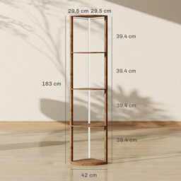 Rackhams RGB LED Floor Lamp with Shelves and Remote Control for Living Room - Yes, integrated RGB5050 LED - MDF - Floor lamp with shelves - thumbnail 5