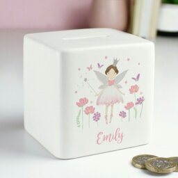 Rackhams Personalised Fairy Princess Ceramic Money Box - thumbnail 2