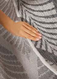 Rackhams Liora Grey Reversible Rug – Indoor & Outdoor - 160X230 cm - thumbnail 4