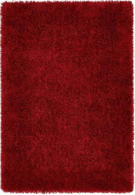 Rackhams Chicago Red Shaggy Rug - 200X290 cm - image 1