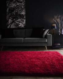 Rackhams Chicago Red Shaggy Rug - 200X290 cm - thumbnail 5
