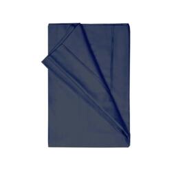 Rackhams 200 Thread Count Egyptian Cotton Flat Sheet - Navy - Navy - King/Superking - 100% Egyptian Cotton - thumbnail 1