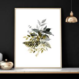 Rackhams Framed pictures living room - set of 3 wall art - 16 x 22 inches / 40.65 cm x 56 cm - Polyester Canvas 260 gsm - Canvas wrapped - thumbnail 5