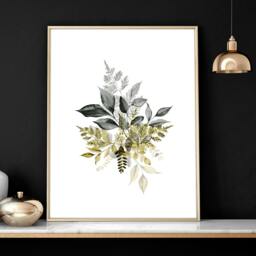 Rackhams Framed pictures living room - set of 3 wall art - 16 x 22 inches / 40.65 cm x 56 cm - Polyester Canvas 260 gsm - Canvas wrapped - thumbnail 3