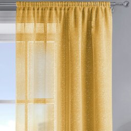 Rackhams Alessandria Sparkle Slot Top Voile Panel - 137cm x 122cm - Mauve - thumbnail 2