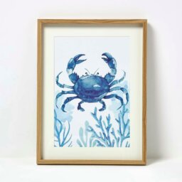 Rackhams Set of 3 Blue Sea Animal Wall Art - thumbnail 4