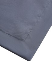 Rackhams King Duvet Cover and Flat Sheet Set with 2 Pillowcases Solid Color Soft Brushed Fibe Four-Piece Set - Grey - thumbnail 5