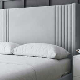 Rackhams Elara Ottoman Bed with Winged Panel Headboard - Silver - Single / 3ft - thumbnail 4