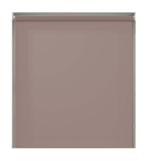 Rackhams Mocha Plain Straight Edge Daylight Roller Blind - 210cm - image 1