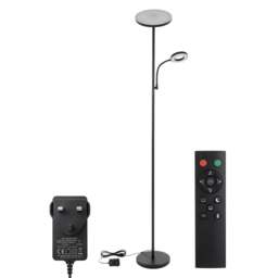 Rackhams Mother & Child Floor Lamp Uplighter Adjustable Reading Light with Remote
