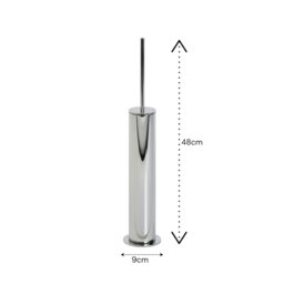 Rackhams Belgravia Chrome Toilet Brush & Holder - thumbnail 2