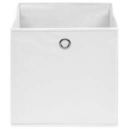 Rackhams Storage Boxes 10 pcs Non-woven Fabric 28x28x28 cm White - thumbnail 3