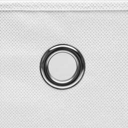 Rackhams Storage Boxes 10 pcs Non-woven Fabric 28x28x28 cm White - thumbnail 4