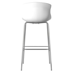 Rackhams Fusion Counter Stool in Metal Silver - 2 Pieces - Silver - thumbnail 4