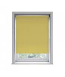 Rackhams No Drill Ochre Thermal Blackout Roller Blind (170cm Drop) - 55cm - thumbnail 1