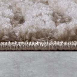 Rackhams High Pile Beige Rug Chappe – Soft Geometric - 80X240 cm - thumbnail 5
