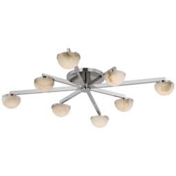 Rackhams Pedra Large Staggered Arm Flush Mount Light - Bronze - thumbnail 3