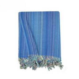 Rackhams Myrtle XL Cotton Blanket - Bottle Green - thumbnail 6