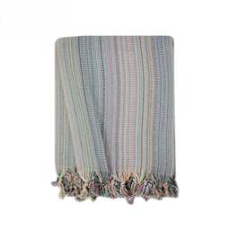 Rackhams Myrtle XL Cotton Blanket - Bottle Green - thumbnail 3