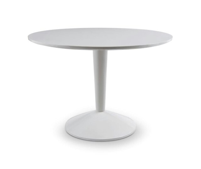 Rackhams Iona Large Round Dining Tables - Gloss White - Gloss White - White Gloss Lacquer - image 1