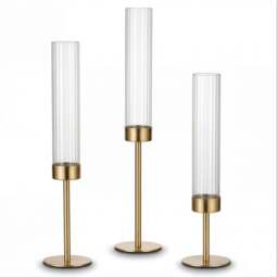 Rackhams Candle Holder Set Candlestick Stand Light Holder Table Modern Decorative - Set