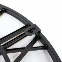 Rackhams WC2146 - Gold And Black Vintage Roman Wall Clock - 43 cm / 17 in - thumbnail 6