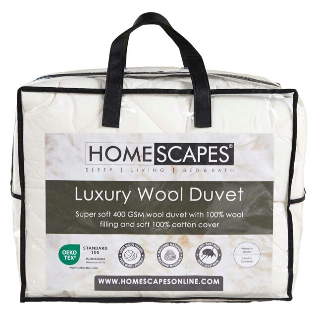 Rackhams Australian Wool 400 GSM Heavy Duvet - King - image 1