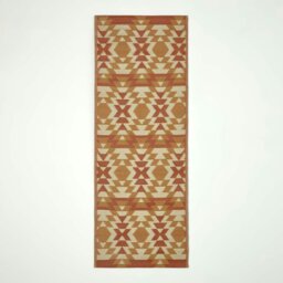 Rackhams Outdoor Rug Luxury Waterproof Reversible Recycled, For Garden, Anya Aztec - 75 x 200 cm