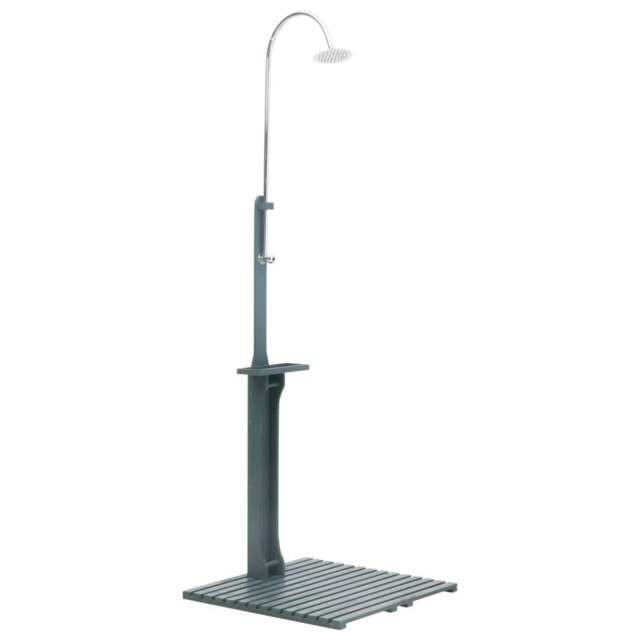 Rackhams Garden Shower Anthracite Wood