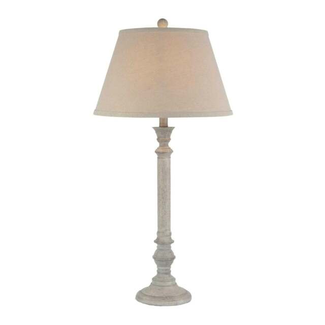 Rackhams Liora Table Lamp (UK Plug) - White - One Size - White - 100% Mixed