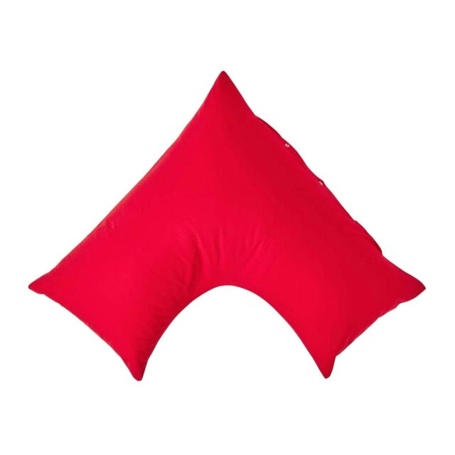 Rackhams Egyptian Cotton V Shaped Pillowcase 200 TC - Red - image 1
