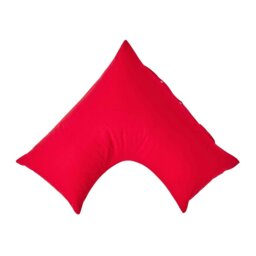 Rackhams Egyptian Cotton V Shaped Pillowcase 200 TC - Red