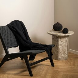 Rackhams Naxos Side Table in Brown Marble - 1 - thumbnail 3