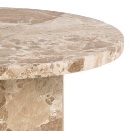 Rackhams Naxos Side Table in Brown Marble - 1 - thumbnail 6