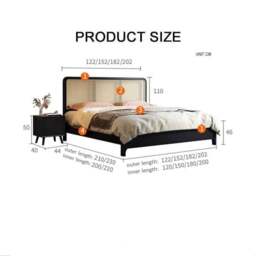 Rackhams Monica Queen Size / King Size / Super King Size Bed, Storage Bed - King Size - With Storage( Side Drawers) - thumbnail 6