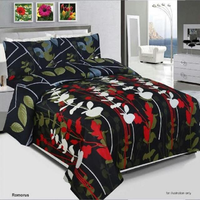 Rackhams Romorus Duvet Cover and Pillowcase Set - King (220cm x 235cm)