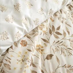 Rackhams Isadora Floral Natural Duvet Cover Set - Natural - Double - thumbnail 6