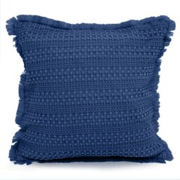 Rackhams Soft Waffle Fringe Edge Cushion - 45cm x 45cm - Beige - thumbnail 6