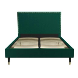Rackhams Audrey Bed Velvet Green - Double - thumbnail 5