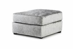 Rackhams Tova Living Room Furniture Range - Skin Crushed Velvet - Foot Stool - thumbnail 6