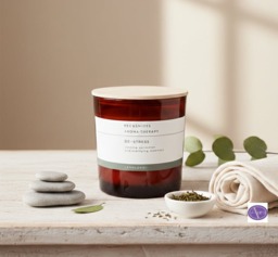Rackhams Aroma:Therapy De-Stress Candles - 198.4g - thumbnail 3