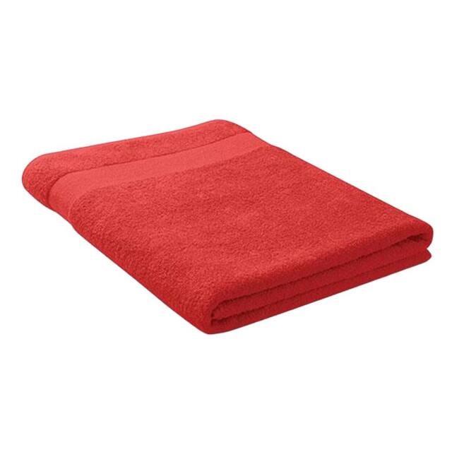 Rackhams Merry Organic Cotton Towel - Red - One Size - Red - 100% Organic Cotton - image 1