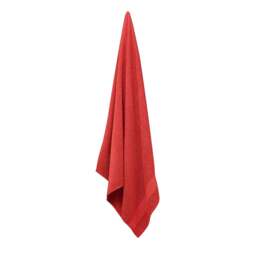 Rackhams Merry Organic Cotton Towel - Red - One Size - Red - 100% Organic Cotton - thumbnail 4