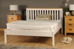 Rackhams Medina Wooden Bed Frame - Classic & Sturdy Centerpiece for Your Restful Bedroom - Caramel - 4ft6 - thumbnail 3